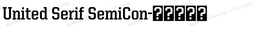 United Serif SemiCon字体转换